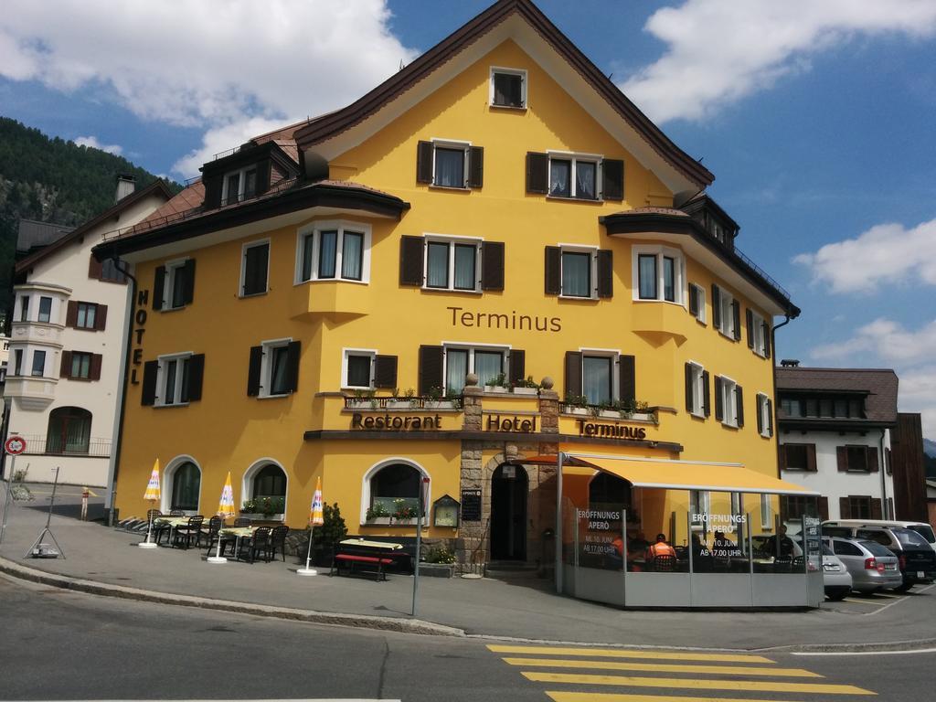 Hotel Terminus Samedan Exterior foto