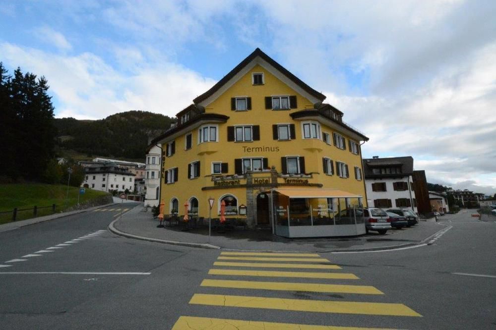 Hotel Terminus Samedan Exterior foto